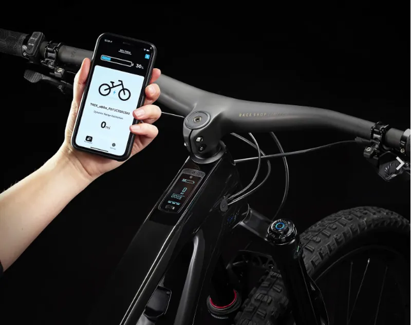 Trek Fuel EXe 9.8 XT Electric Mountain Bike 2023 in Deep Smoke-9